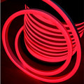 Red LED Neon Flex 8x16mm 120LEDs/m AC 220 240V IP67 Waterproof with UK Plug - ATOM LED