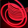 Red LED Neon Flex 220V 240V 8x16mm 120LEDs/m IP67 Waterproof with UK Plug - ATOM LED