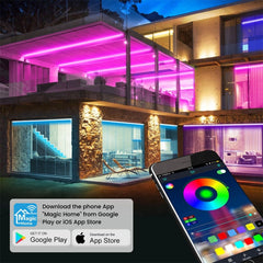 Smart WiFi IR Controller for RGB Led Strip Light with 21 Keys Remote, Compatible with Alexa & Google - ATOM LED