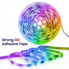 RGB LED Strip 24V 10 Metre One Length IP65 Waterproof 60LED/m with WIFI App Control to work with Google & Alexa Kit - ATOM LED