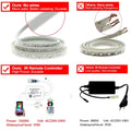 RGB LED Strip 220V 240V 60LEDs/m IP67 Waterproof For Indoor Outdoor Use - ATOM LED