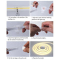 COB LED Strip AC 220 240V 8x16mm 23-Key RF Remote Control 1500W Dimmer Transformer for Brightness Adjustment - ATOM LED