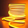 Yellow LED Neon Flex 220V 240V 8x16mm 120LEDs/m IP67 Waterproof with UK Plug - ATOM LED