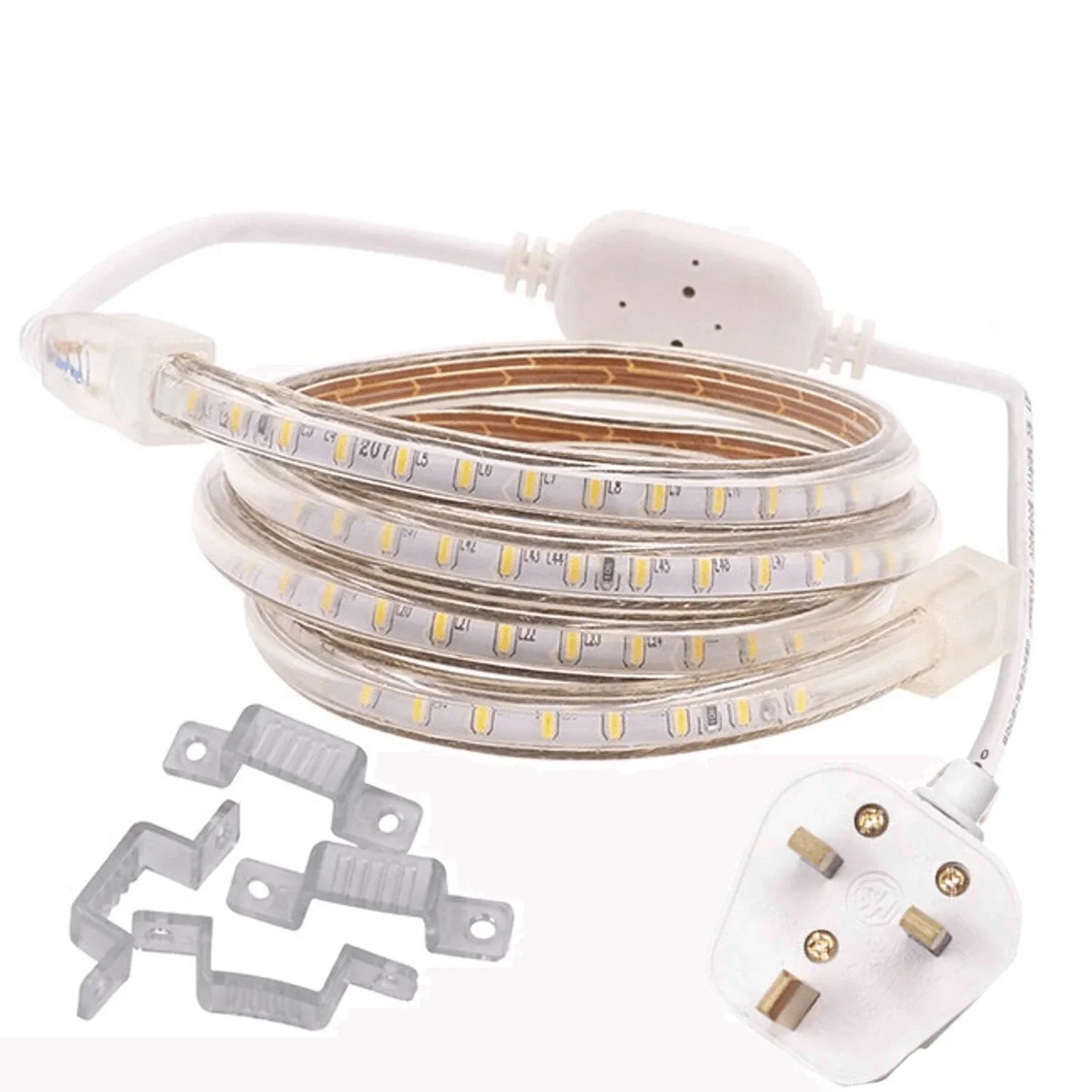 Cool White LED Strip Light 220V 240V 2835 IP67 Waterproof 120LED/m Full Kit - ATOM LED