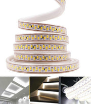 LED Strip Light Cool White 5730 220-240V IP67 Waterproof 180LED/m with UK Plug - ATOM LED