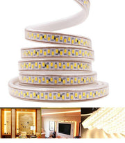 LED Strip Light Warm White 5730 220-240V IP67 Waterproof 180LED/m with UK Plug - ATOM LED