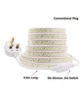 LED Strip Light Cool White 5730 220-240V IP67 Waterproof 180LED/m with UK Plug - ATOM LED