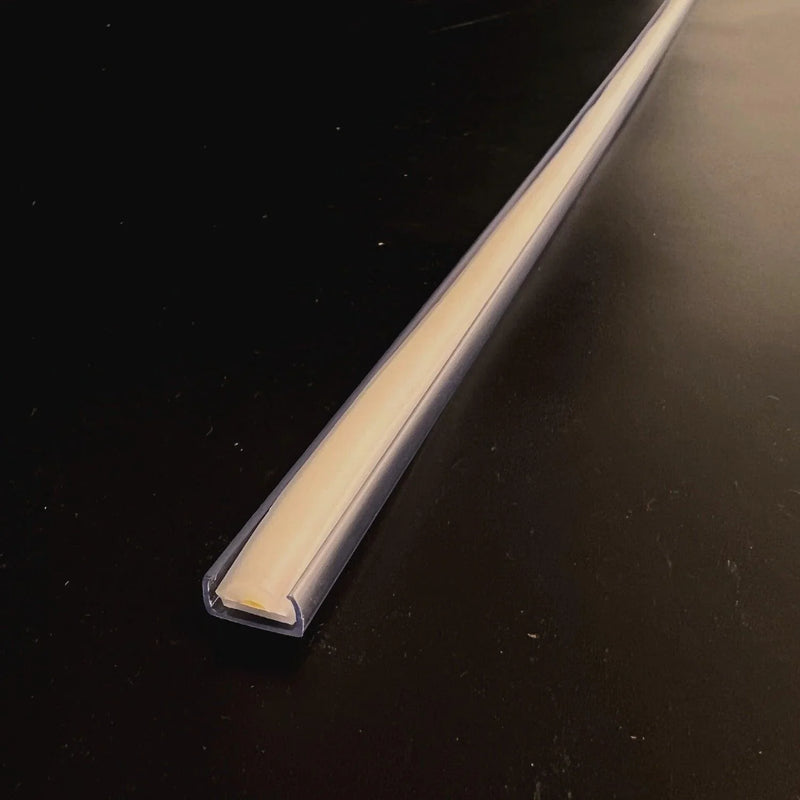 COB LED Strip Clear PVC Plastic Profile 1 Metre - ATOM LED