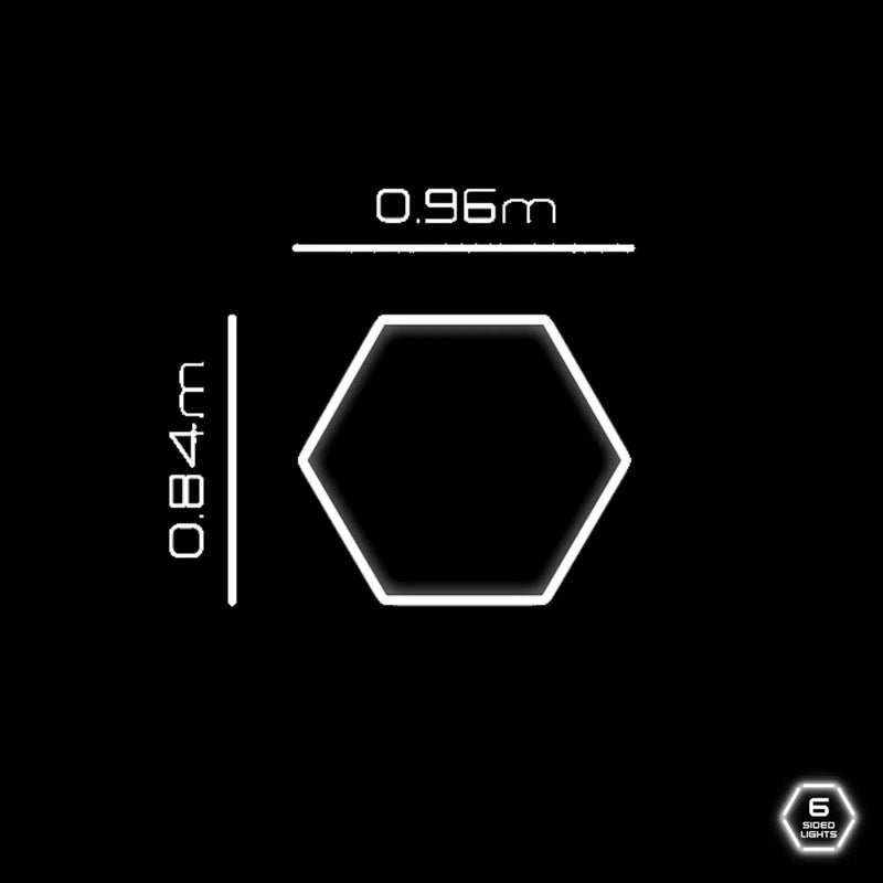 Hexagrid LED Hexagon Ultrabright 6500k LED Hex Lights - Single Hex Grid System - ATOM LED