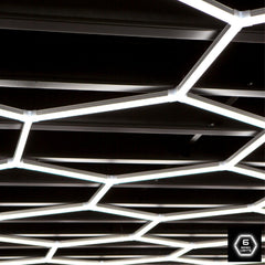 Hexagrid LED Hexagon Ultrabright 6500k LED Hex Lights - 8 Hex Grid System - ATOM LED