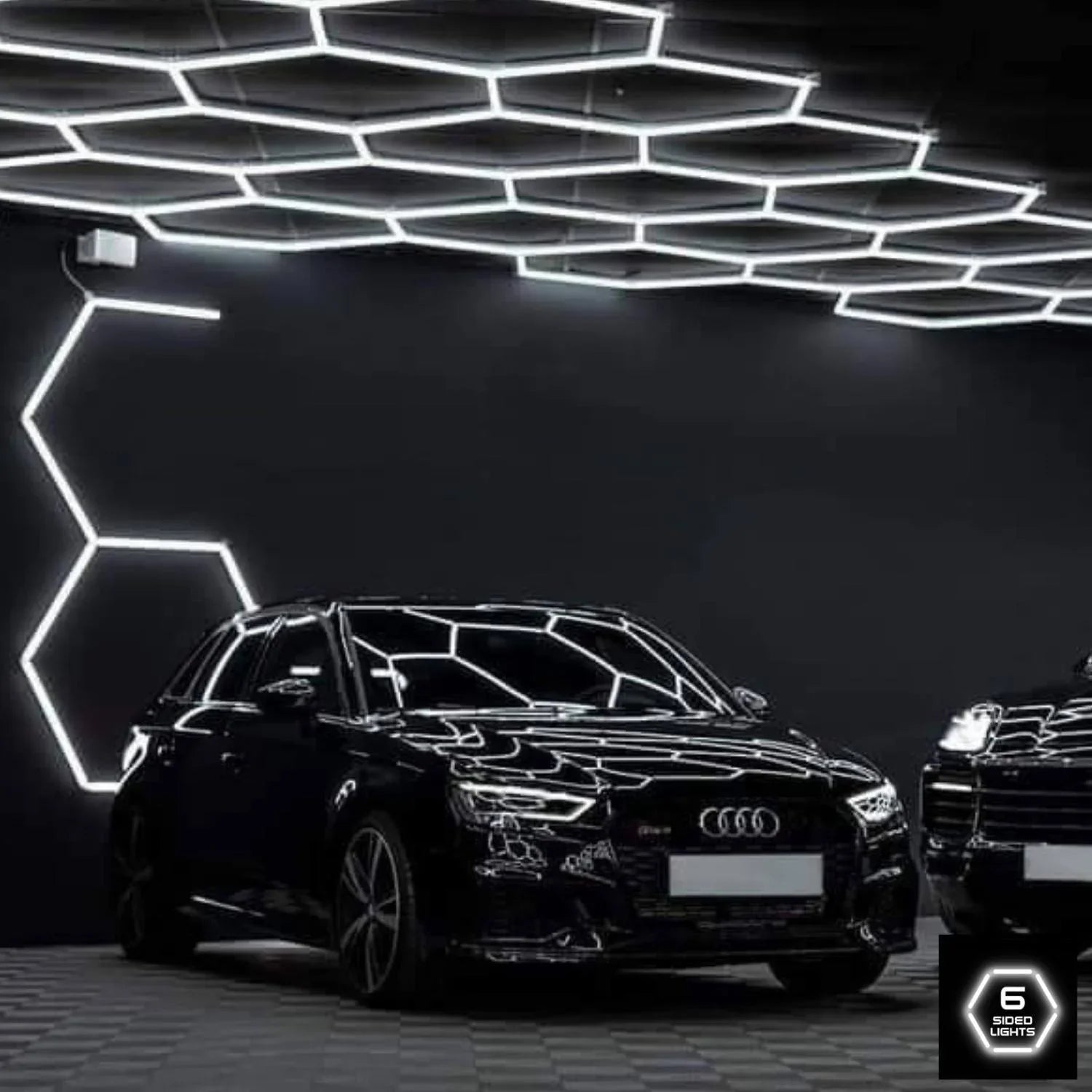 Hexagrid LED Hexagon Ultrabright 6500k LED Hex Lights - 8 Hex Grid System - ATOM LED