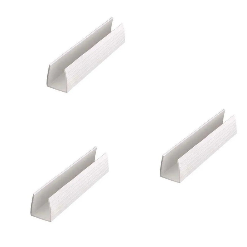 LED Neon Flex PVC Plastic Clips for 8x16mm Neon Flex x 10 - ATOM LED