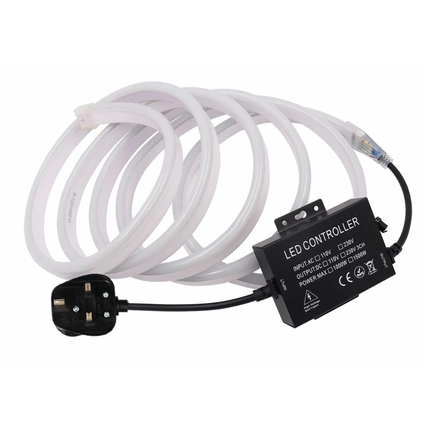 COB LED Strip 220V 240V WIFI Dimmer Controller with 23-Key RF Remote Control 1500W for Brightness Adjustment - ATOM LED