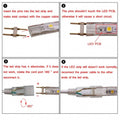 LED Strip Light 220V 240V SMD 2835 120LEDs/m 23-Key RF Remote Control 1500W Dimmer Transformer for Brightness Adjustment - ATOM LED