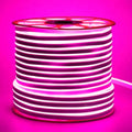 Pink LED Neon Flex 220V 240V 8x16mm 120LEDs/m IP67 Waterproof with UK Plug - ATOM LED