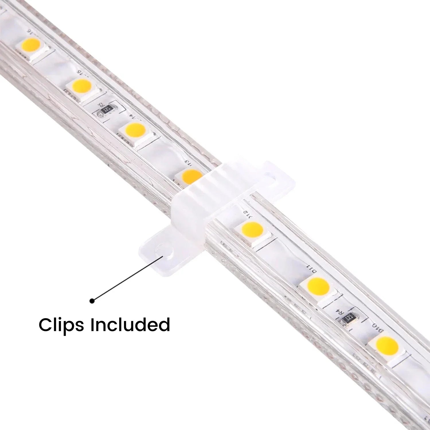 RGB LED Strip 220V 240V 120 LEDs/m IP67 Waterproof WIFI App Control Work With Google & Alexa - ATOM LED