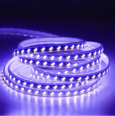 LED Strip Light 220V 240V 5730 Tricolour Warm White, Blue, Purple IP67 Waterproof 120LED/m - ATOM LED