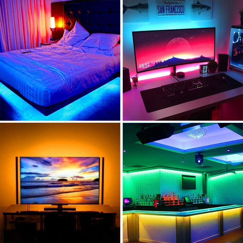 RGB LED Strip Light 220V 240V 60LEDs/m IP67 Waterproof WIFI App Control work with Google & Alexa - ATOM LED